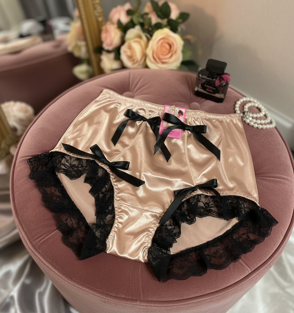 Buff With Black Trim Panties